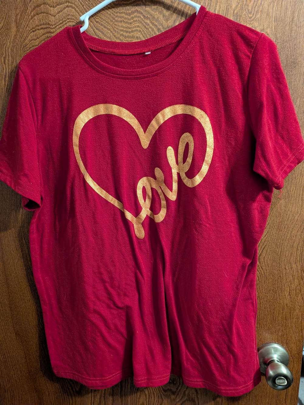 Red "Love" Shirt